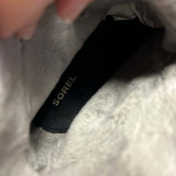 Sorel Cheyanne Metro Hi Lace Suede Leather Quarry Gray Waterproof Boots Mens 9.5 - Picture 12 of 16